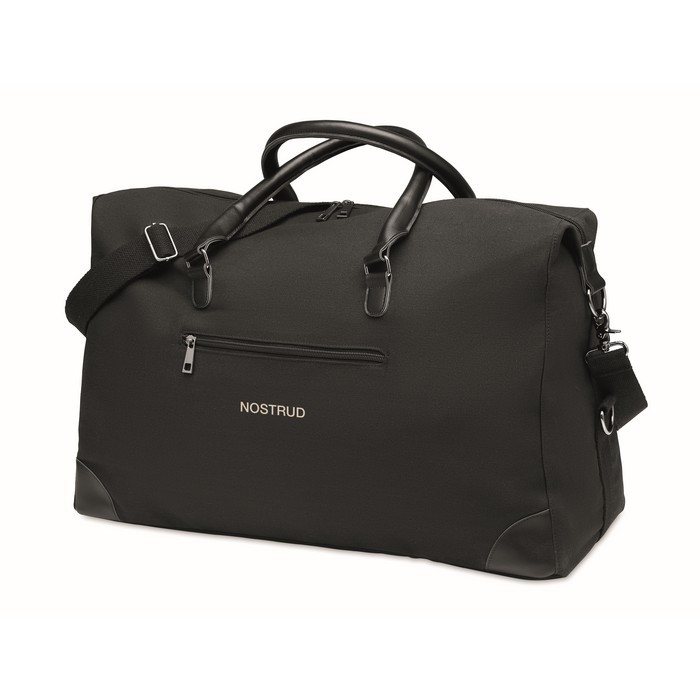 Bolsas de viaje personalizable 340 g/m2 de color negro vista principal