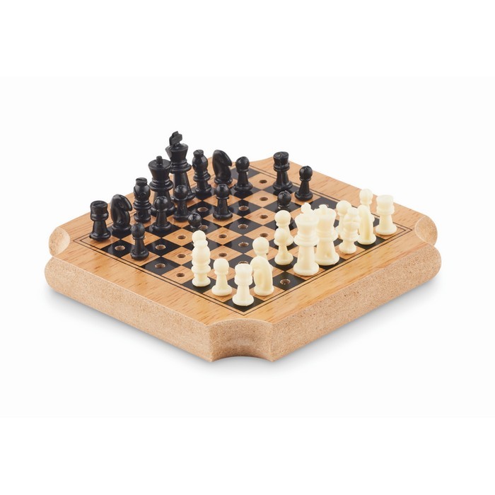 Set cuatro posavasos con juegos color madera tercera vista