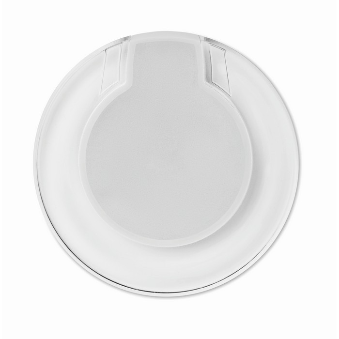 Cargador iluminado para móvil color blanco segunda vista Cargador iluminado para móvil color blanco segunda vista