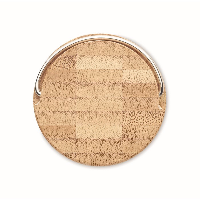 Botella de cristal con tapa de bambú color transparente novena vista Botella de cristal con tapa de bambú color transparente novena vista