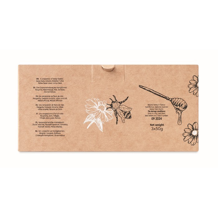 Tarros de miel con dispensador color madera octava vista