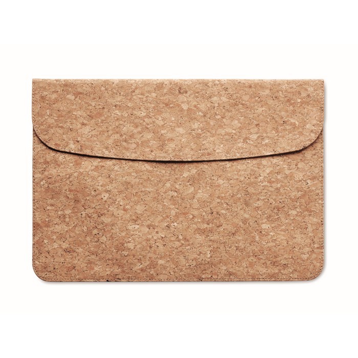 Bolsa de corcho para portátil color beige Bolsa de corcho para portátil color beige