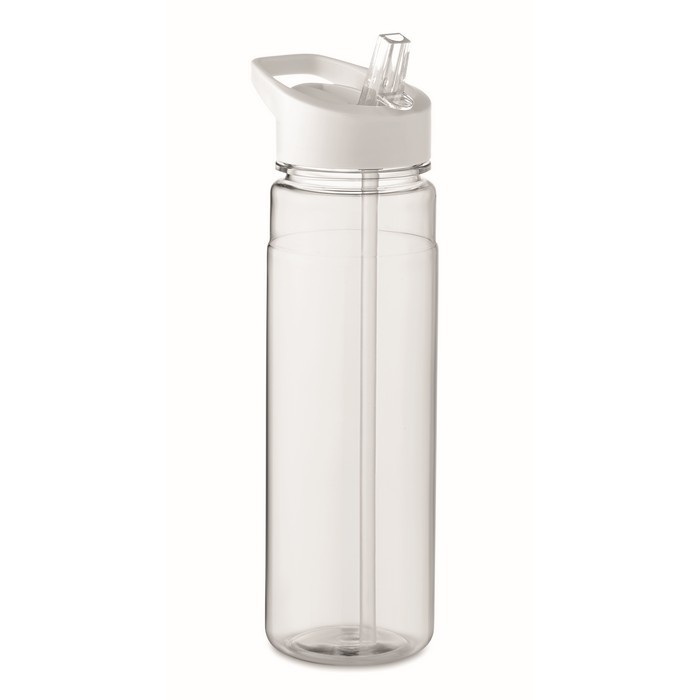 Botella con boquilla plegable color blanco Botella con boquilla plegable color blanco