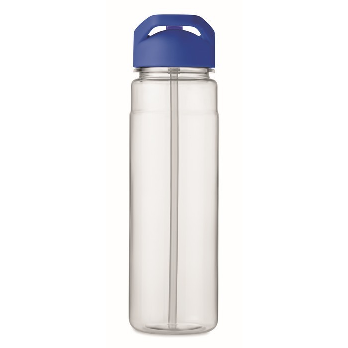 Botella con boquilla plegable color azul real sexta vista Botella con boquilla plegable color azul real sexta vista