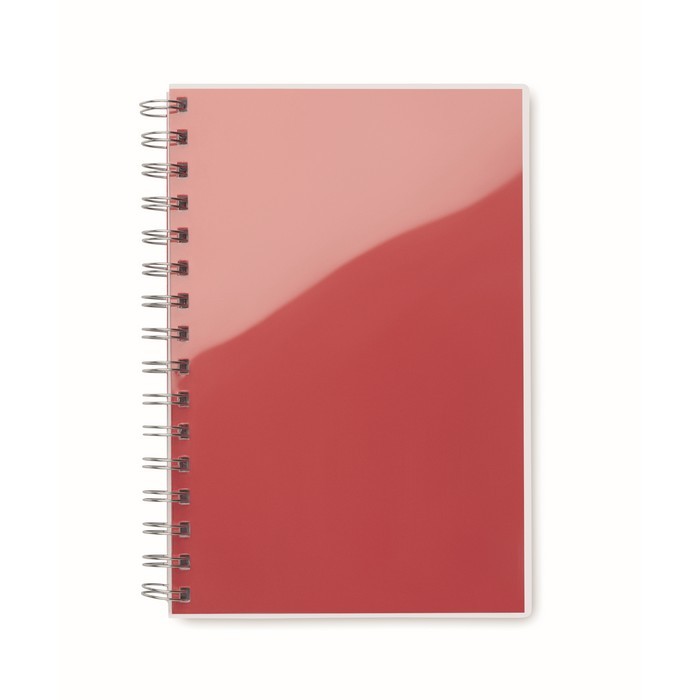 Cuadernos personalizados reciclados color rojo Cuadernos personalizados reciclados color rojo