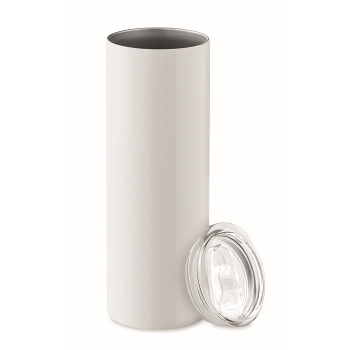 Vaso térmico para sublimación color blanco primera vista Vaso térmico para sublimación color blanco primera vista