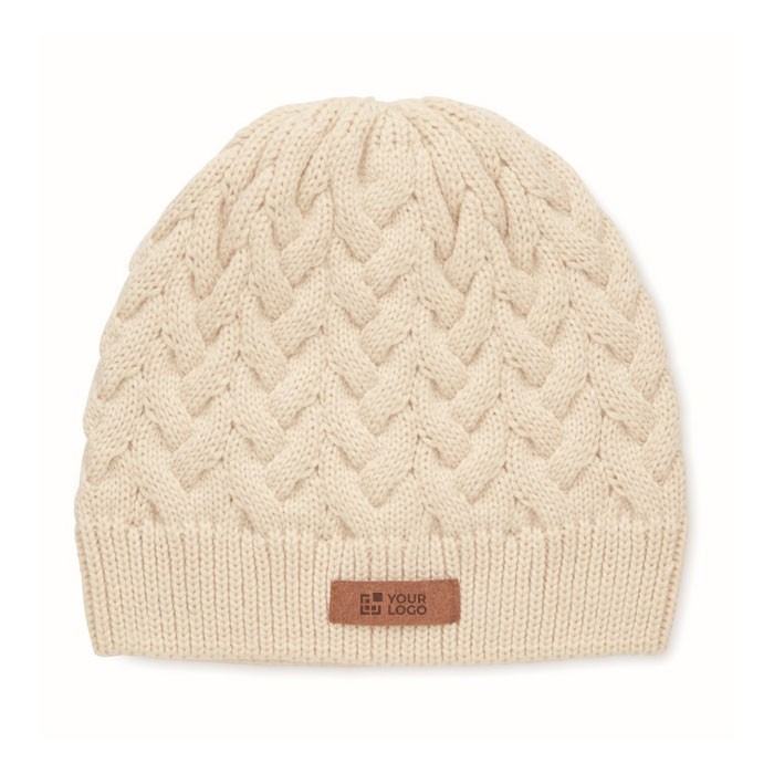 Gorro de punto en RPET vista principal