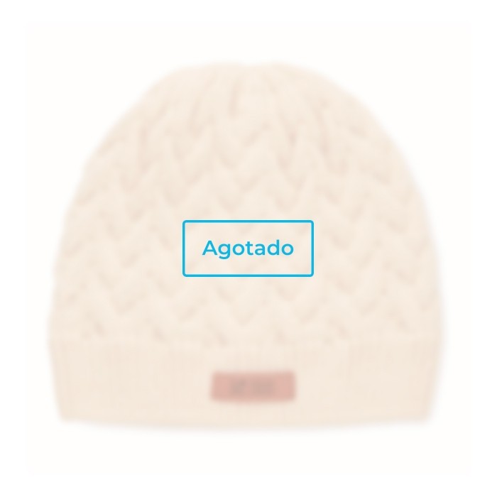 Gorro de punto en RPET vista principal - Agotado