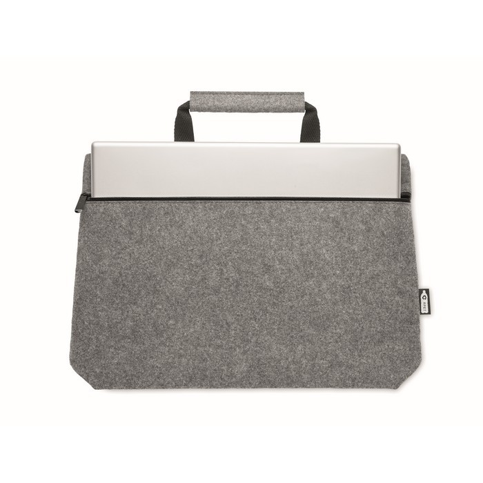 Bolsa de fieltro para portátil de 15'' color gris segunda vista