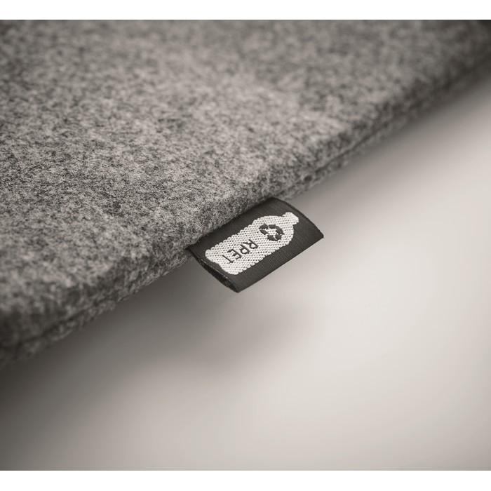 Bolsa de fieltro para portátil de 15'' color gris vista detalle 4