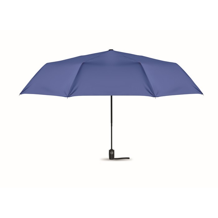 Paraguas plegable de 27'' antiviento color azul real