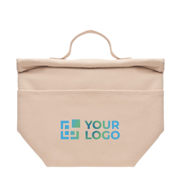 Bolsa nevera de algodón reciclado vista principal