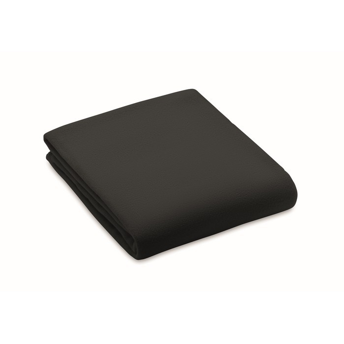 Manta polar ligera de 130 g/m2 color negro Manta polar ligera de 130 g/m2 color negro