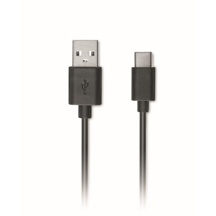 Altavoz de RPET y bambú con conexión 5.0 color negro septima vista