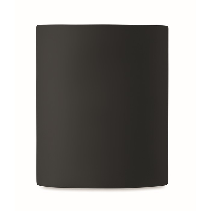 Taza de cerámica mate color negro primera vista