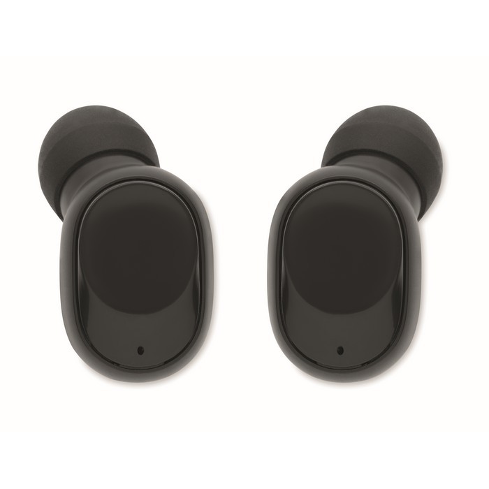 Auriculares inalámbricos con estuche color negro septima vista Auriculares inalámbricos con estuche color negro septima vista