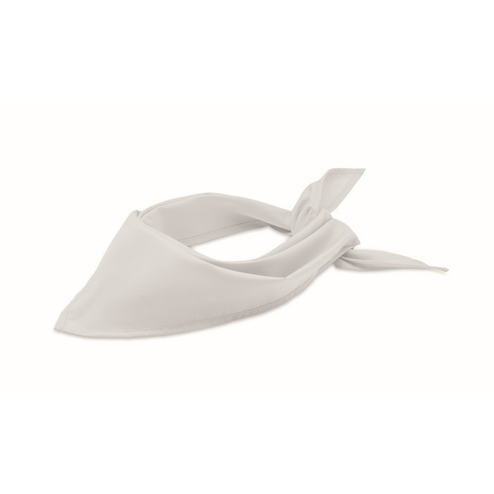 Pañuelo de cabeza promocional color blanco Pañuelo de cabeza promocional color blanco