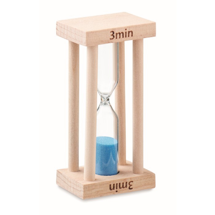 Reloj de arena de madera color madera Reloj de arena de madera color madera