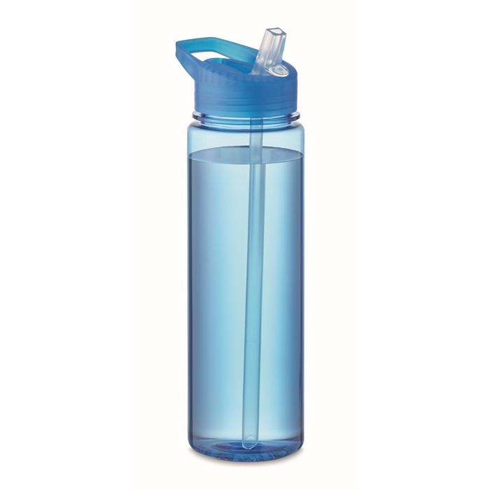 Botella de Tritan Renew™ antifugas con pajita para deporte 650ml color azul segunda vista Botella de Tritan Renew™ antifugas con pajita para deporte 650ml color azul segunda vista