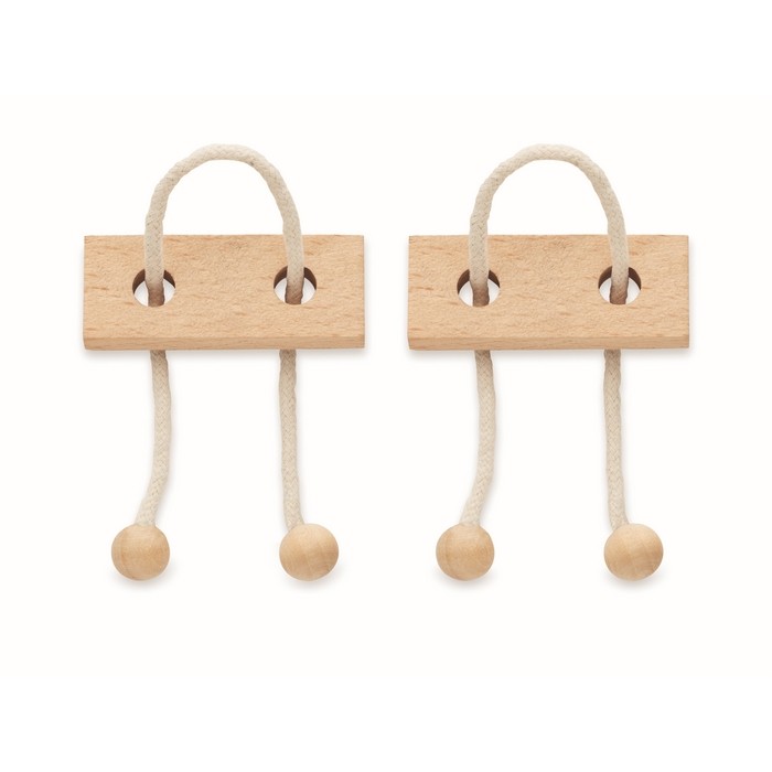 Rompecabezas barato de madera con rectángulos color madera octava vista Rompecabezas barato de madera con rectángulos color madera octava vista