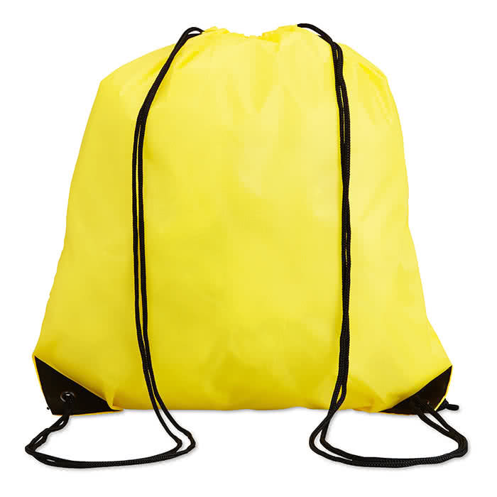 Mochilas de cuerdas personalizadas baratas color Amarillo Mochilas de cuerdas personalizadas baratas color Amarillo