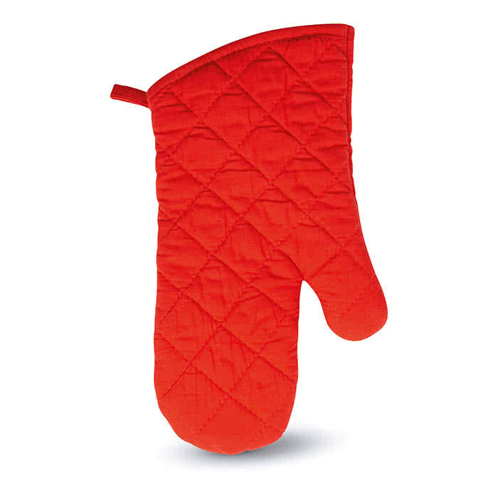 Manopla personalizada de cocina color Rojo tercera vista Manopla personalizada de cocina color Rojo tercera vista