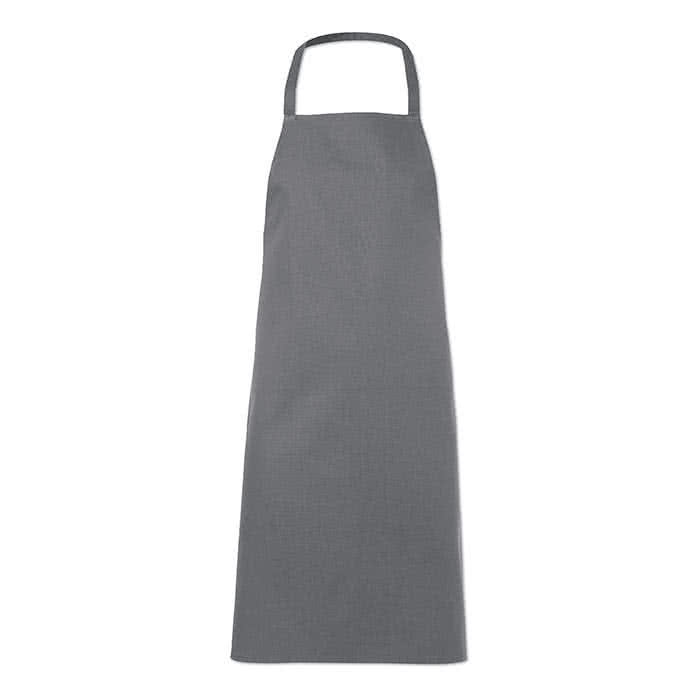 Delantales para empresas color Gris segunda vista