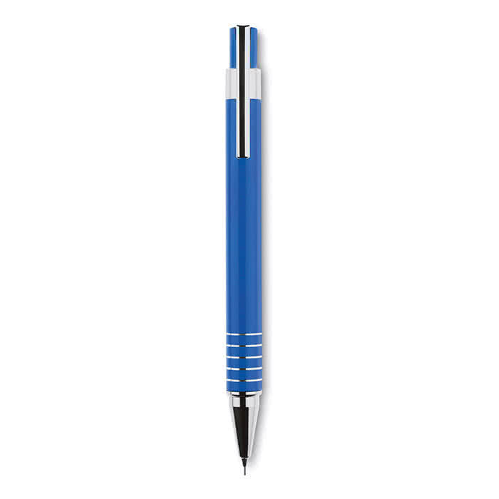 Estuche metálico para personalizar color Azul tercera vista Estuche metálico para personalizar color Azul tercera vista