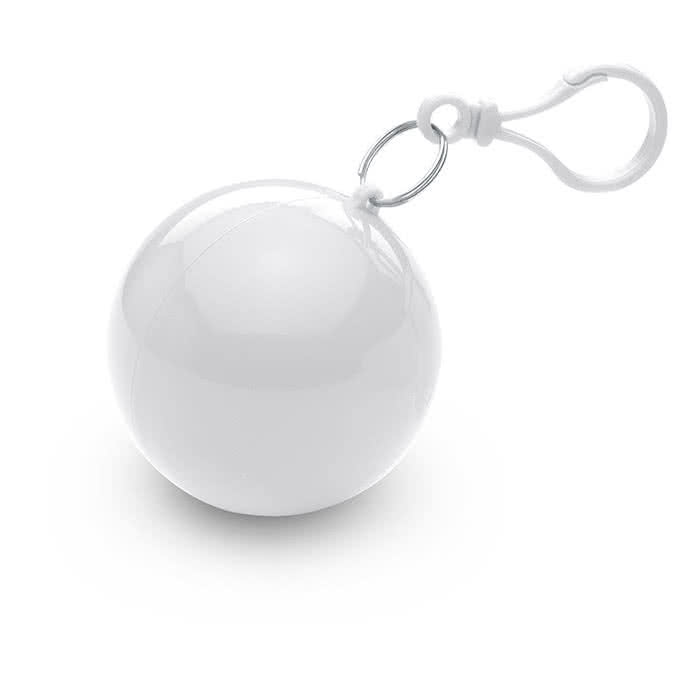 Impermeable publicitario en bola redonda color Blanco