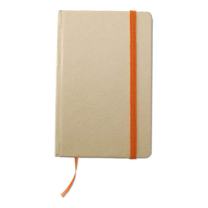 Libreta de bolsillo de material reciclado color Naranja Libreta de bolsillo de material reciclado color Naranja