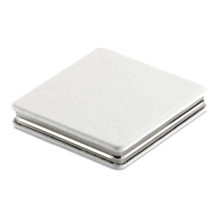 Espejo de bolsillo publicitario color Blanco