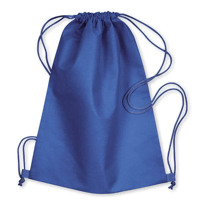 Mochila de cuerdas de tejido non woven color Azul