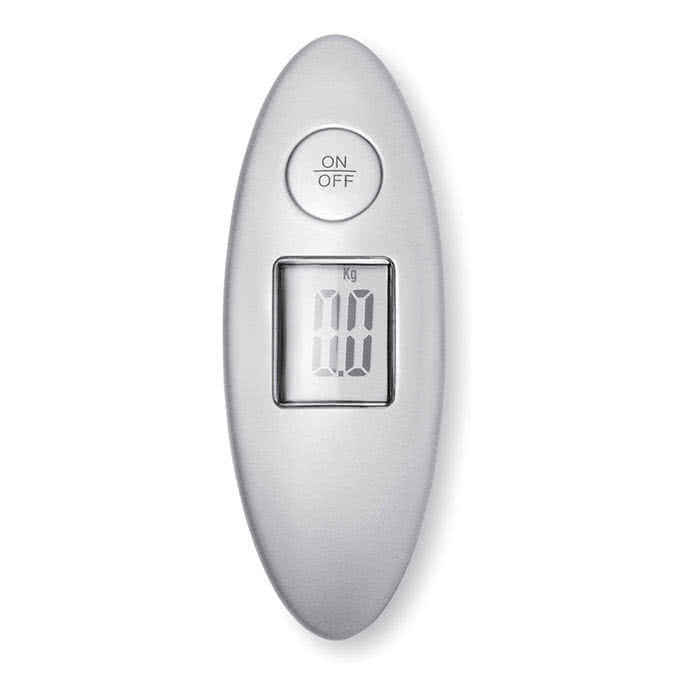 Báscula de maletas para regalar color Plateado Mate segunda vista