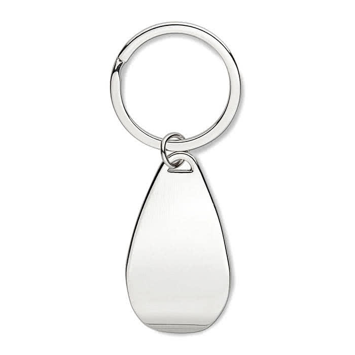 Llavero con abridor de botellas color Plateado Brillante Llavero con abridor de botellas color Plateado Brillante