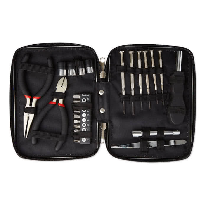 Pack de herramientas personalizadas color Negro segunda vista Pack de herramientas personalizadas color Negro segunda vista