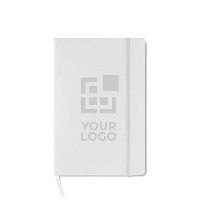 Libretas publicitarias de papel cuadriculado vista principal