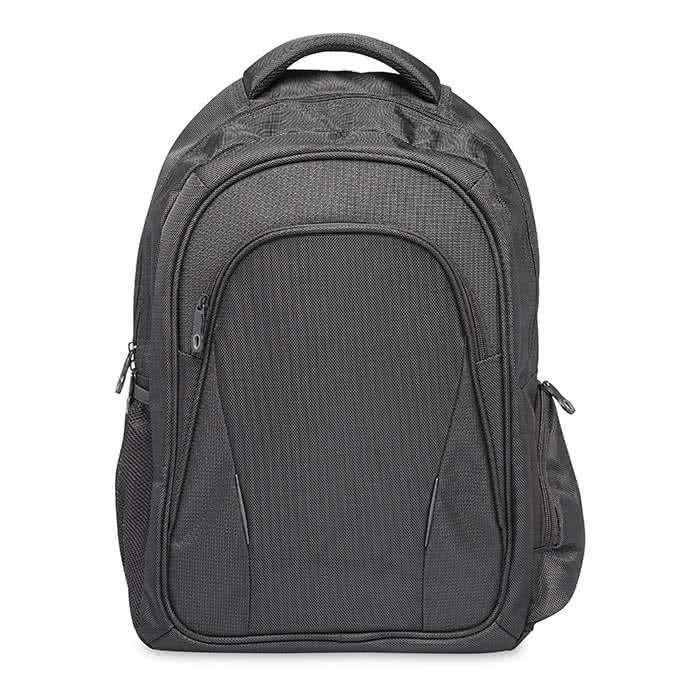 Mochila personalizada para ordenador color Negro segunda vista Mochila personalizada para ordenador color Negro segunda vista