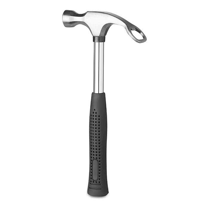 Martillo publicitario con abrebotellas color Negro segunda vista