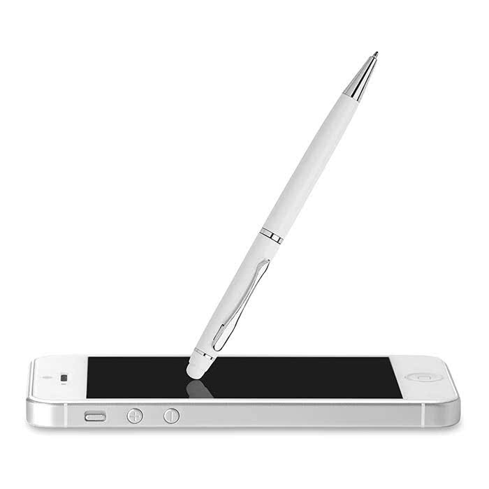 Bolígrafos de regalo en estuche de cartón color Blanco tercera vista Bolígrafos de regalo en estuche de cartón color Blanco tercera vista