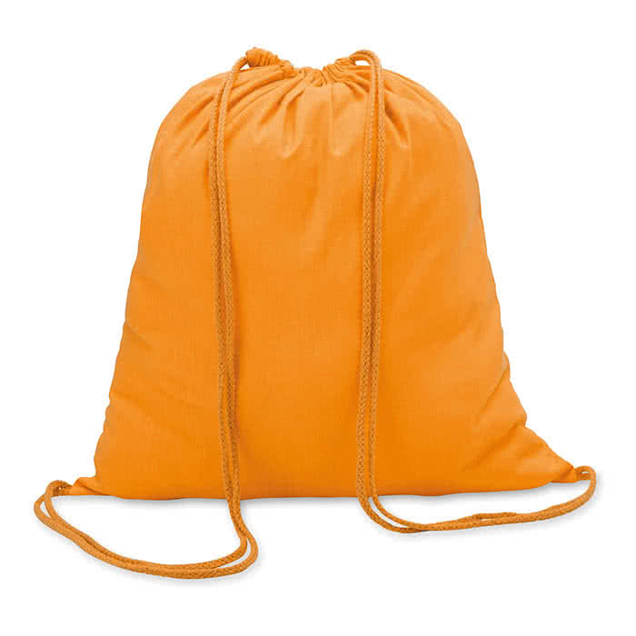 Mochila personalizada algodón para publicidad color Naranja Mochila personalizada algodón para publicidad color Naranja