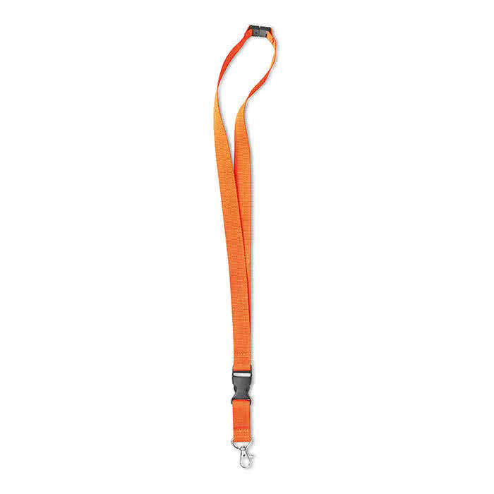Lanyard personalizado para empresas color Naranja