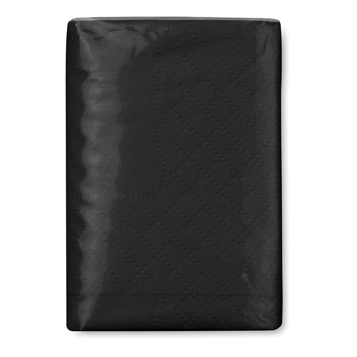 Paquete de pañuelos personalizados color Negro Paquete de pañuelos personalizados color Negro