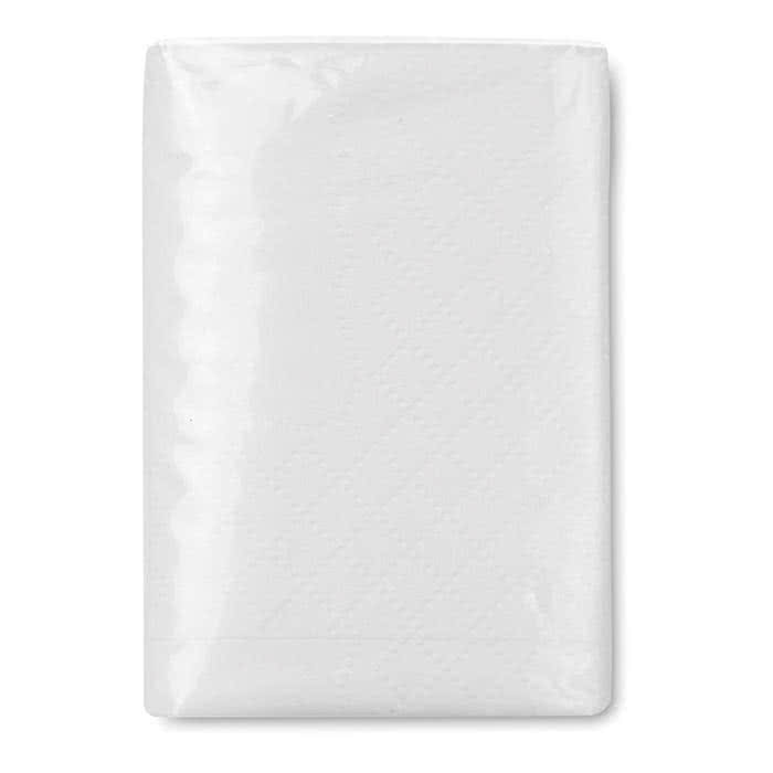 Paquete de pañuelos personalizados color Blanco Paquete de pañuelos personalizados color Blanco