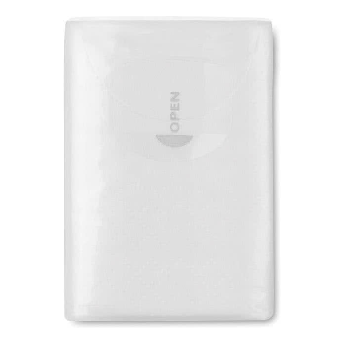 Paquete de pañuelos personalizados color Blanco segunda vista Paquete de pañuelos personalizados color Blanco segunda vista