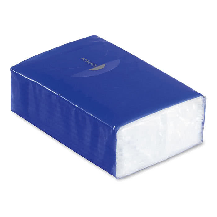 Paquete de pañuelos personalizados color Azul Marino tercera vista Paquete de pañuelos personalizados color Azul Marino tercera vista