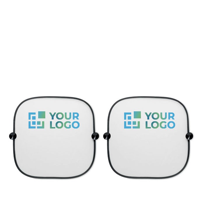 Set de 2 parasoles para coche personalizados vista principal