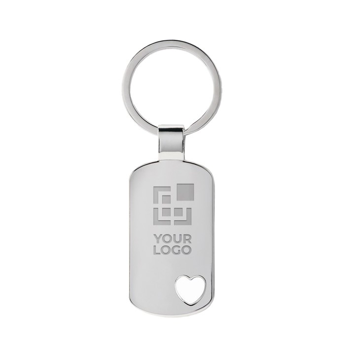 Llavero con detalle de corazón vista principal