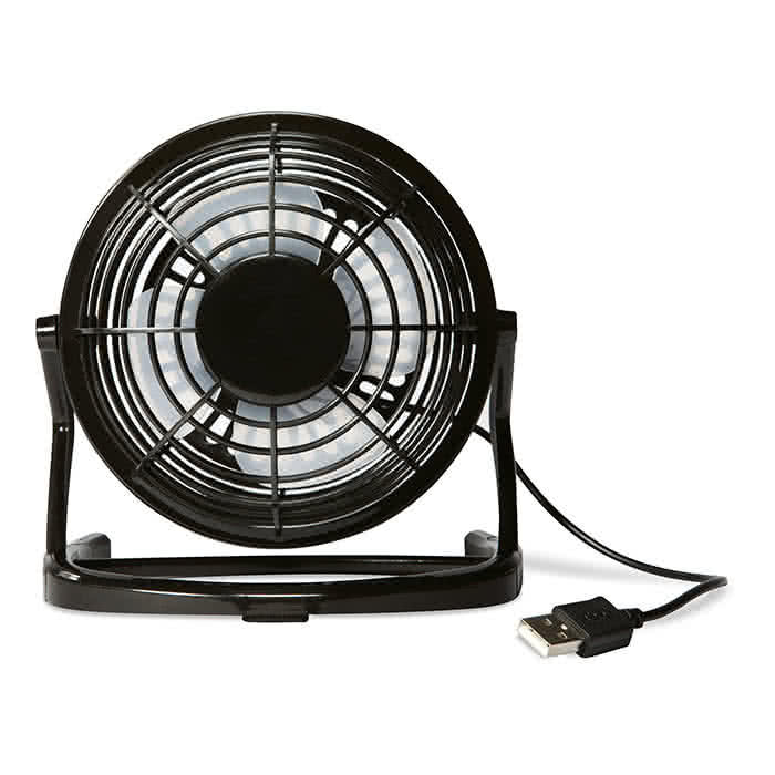 Ventilador usb publicitario de diseño color Negro Ventilador usb publicitario de diseño color Negro