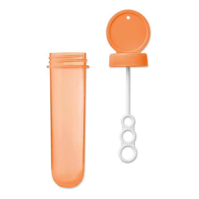 Soplador de burbujas para personalizar color Naranja segunda vista Soplador de burbujas para personalizar color Naranja segunda vista