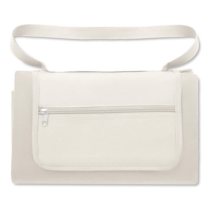 Mantel de picnic en bolsa para publicidad color Beige Mantel de picnic en bolsa para publicidad color Beige